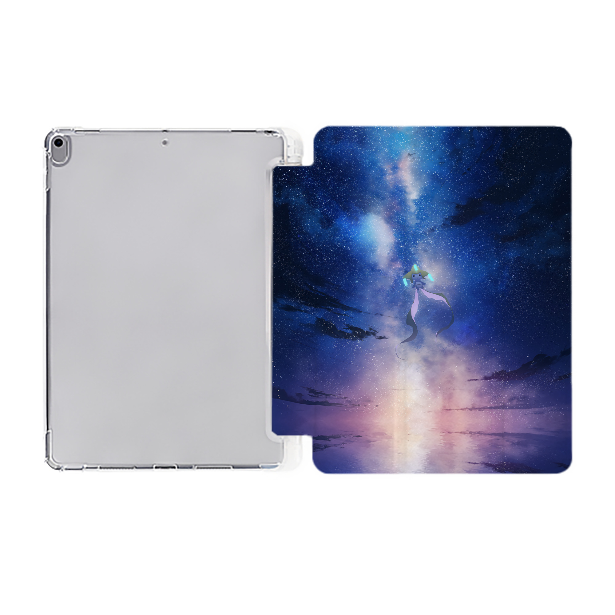 （画像用） ポケットモンスター Pokémon IPad ケース ペン収納付き 三つ折りスタンド PUレザー×シリコン 対応機種9.5/10.5/10.9インチ